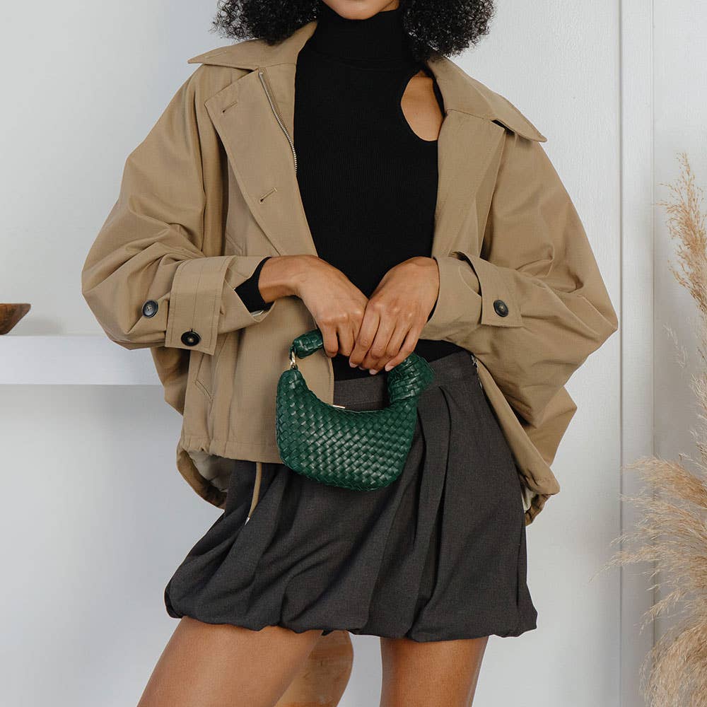 Melie Bianco - Wholesale Top Handle Bag - Women's - Brigitte Yellow Recycled Vegan Bag Charm6