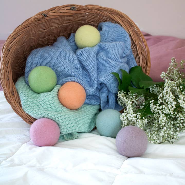 Friendsheep - Wholesale Dryer Balls - Spring Magic Eco Wool Dryer Balls - Pastel