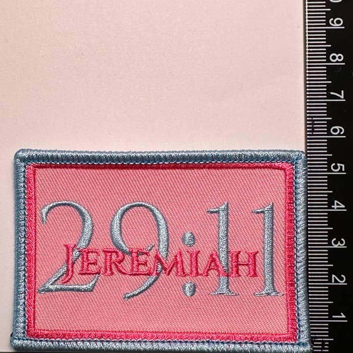 Aloe and Milk Boutique – Engroshandel Patch – Jeremias 29:11, troslapp, åndelig, kristen patch