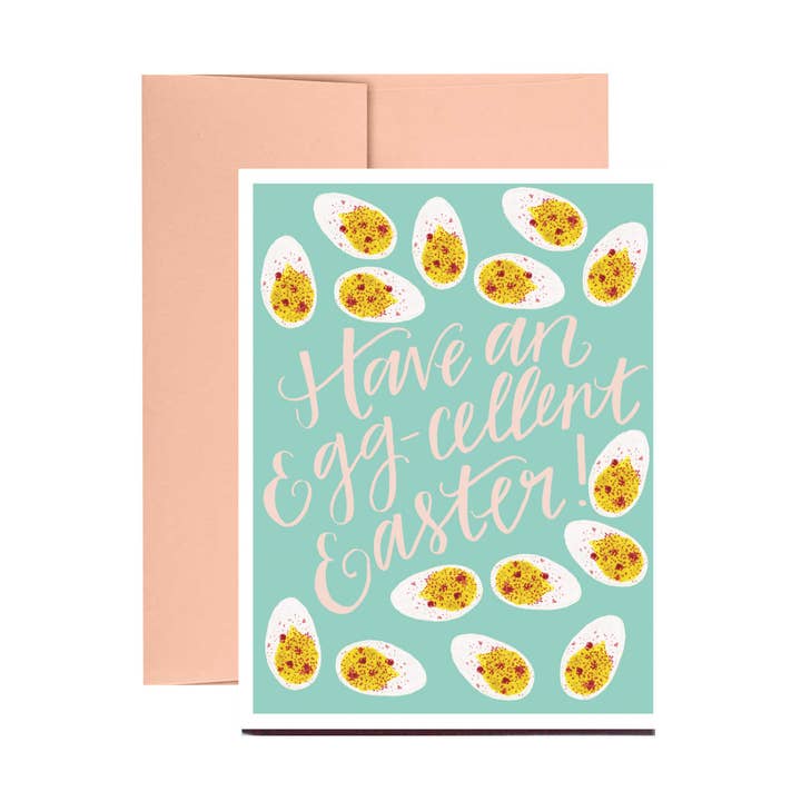 Carte d'oeuf diable de Pâques pour la vente par Stately Made