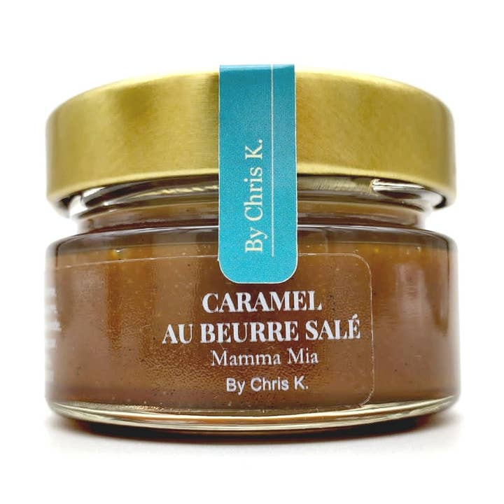 CARAMEL BEURRE SALÉ à tartiner, Mamma Mia - 100 g pour la vente par By Chris K.