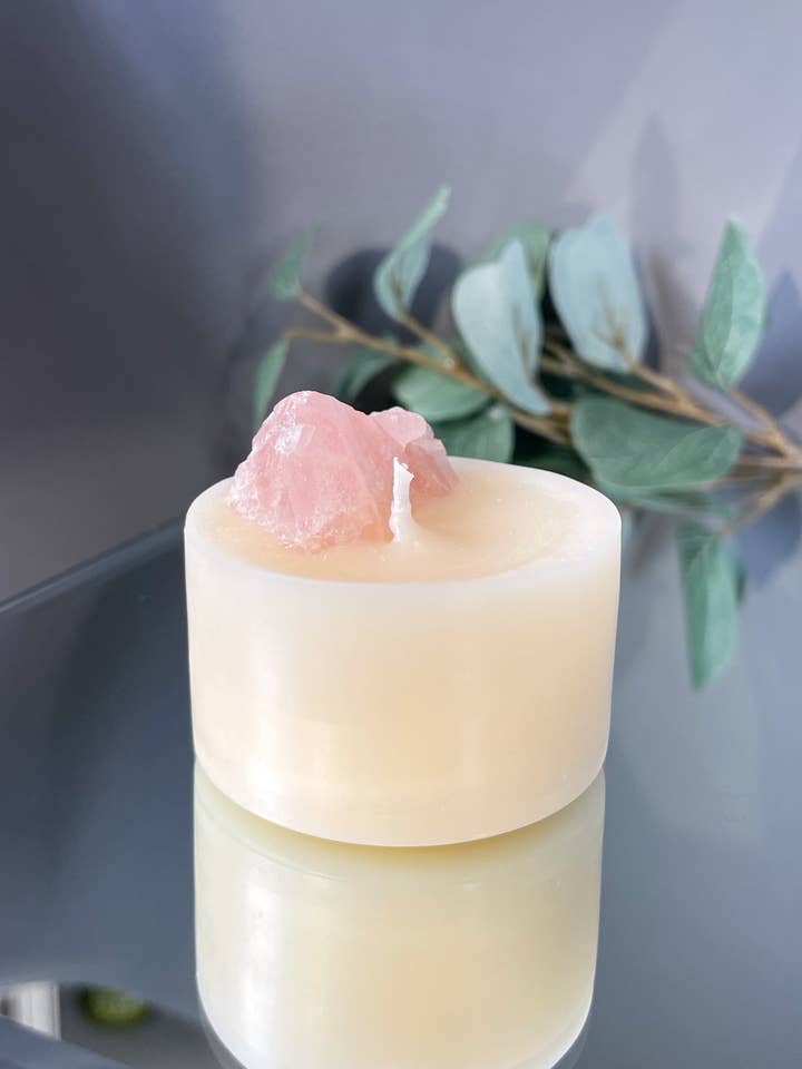 ROSA KVARTS | Mini för wholesale av Chill Flame Candle Studio