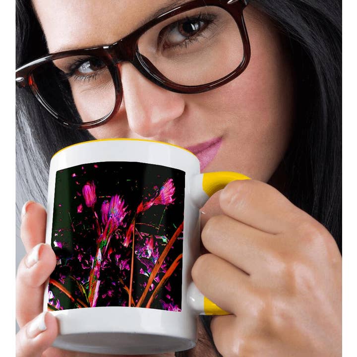 3dRose - Wholesale Coffee Mug - 3dRose, Wild Pink Floral Mirage , Mug1