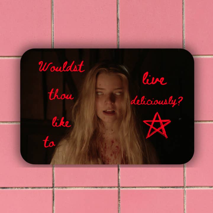 The Witch Wouldst Thou Like To Live Deliciously Sticker for wholesale by Belladonna Book Coven