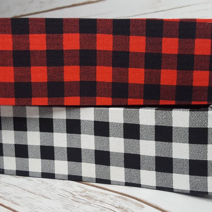 9 in. Plaid Centerpiece Box for wholesale by Dixie Grace Mercantile