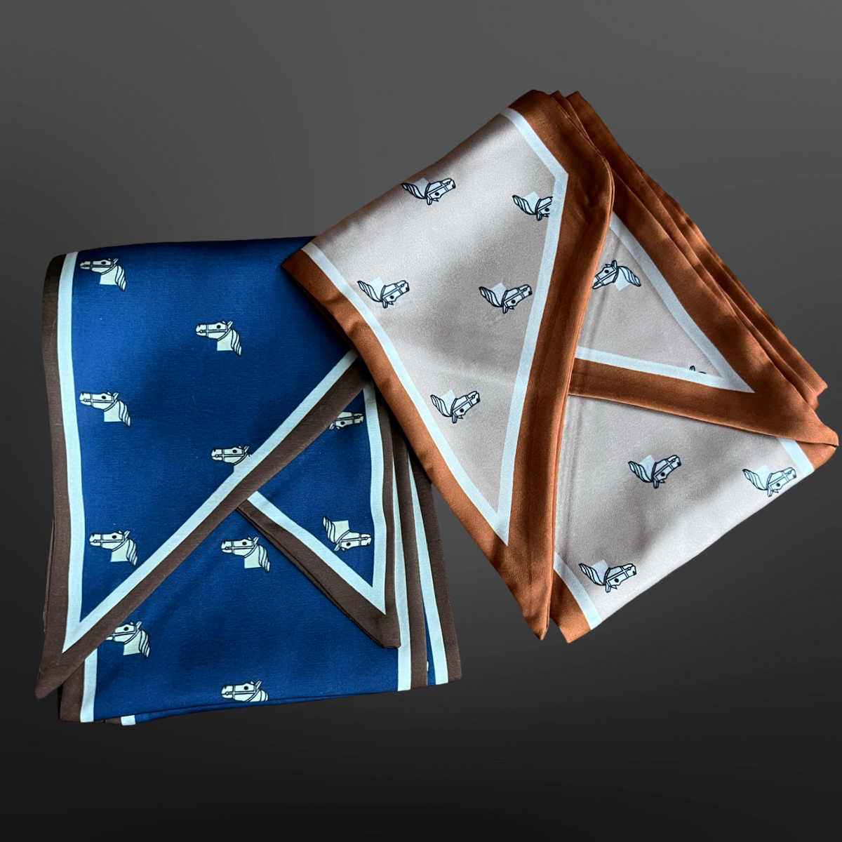 Westrian International - Vente Écharpe – femme - Foulard en satin Twilly cheval western équestre3