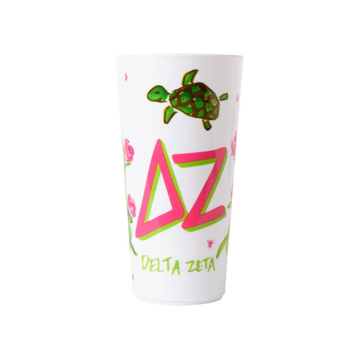 Over The Moon Greek - Wholesale Drinking Glass/Cup - Sorority Marker Cup9