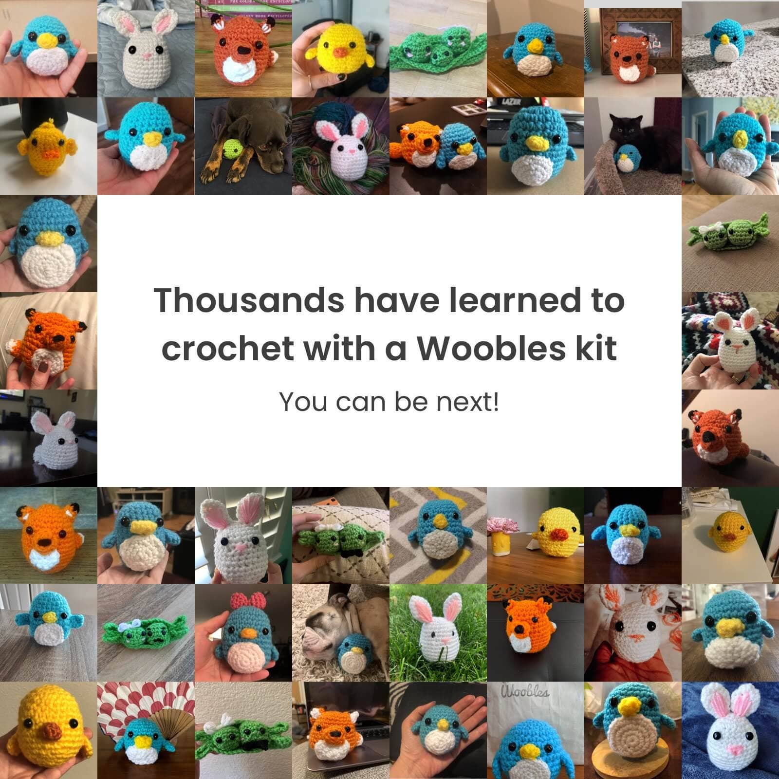 The Woobles - Wholesale Knitting/Crochet Supplies - Pierre the Penguin Beginner Crochet Kit7