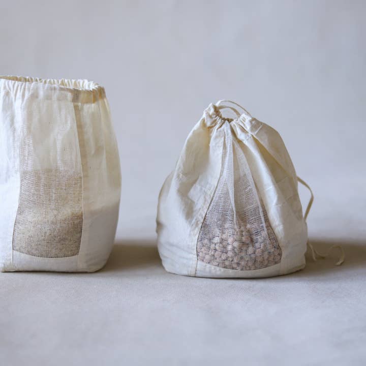 Chickidee - Wholesale Food Storage Wrap/Bag - Organic Lifestyle Cotton Grain Bag Large