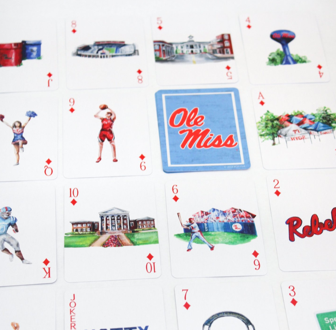 FOSTER - Wholesale Playing Cards - Ole Miss Playing Cards2