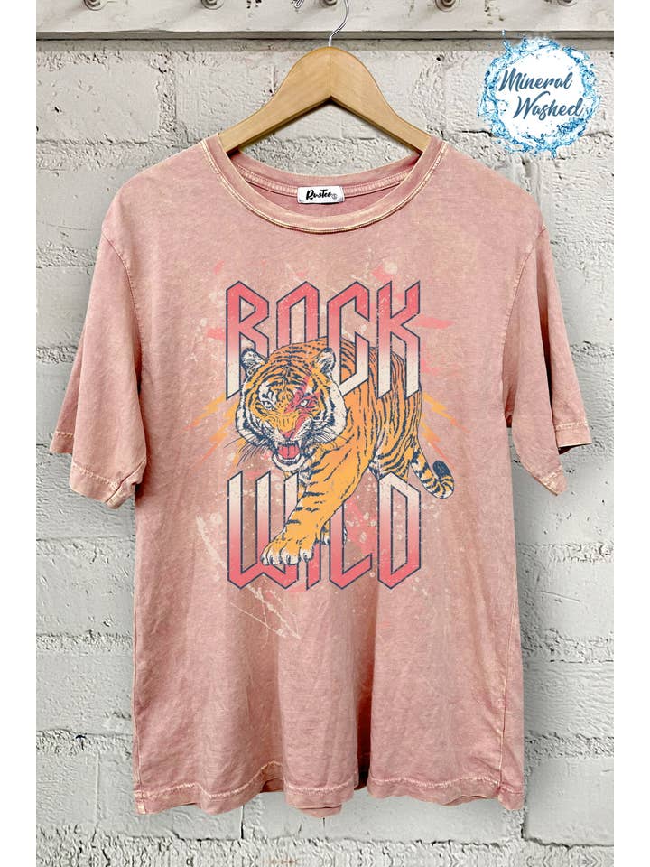 Rustee Clothing - Vendita all'ingrosso Maglietta serigrafata - Donna - tigre del tuono2