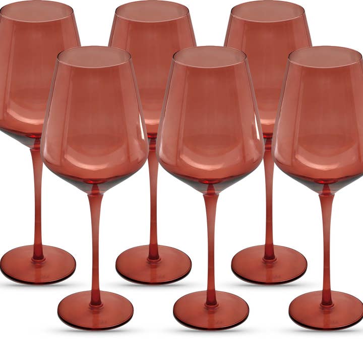 Saludi Glassware – wholesale Vinglas – Flerfärgade vinglas1