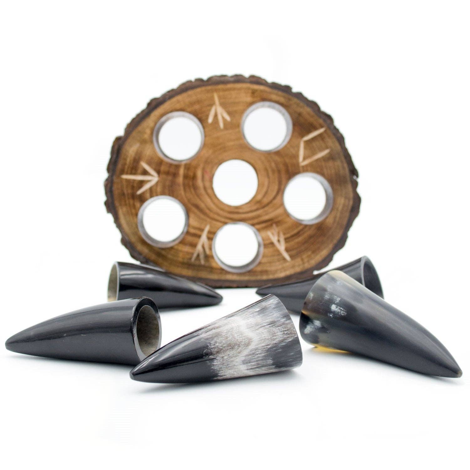 Norse Tradesman - Wholesale Shot Glass - Drinking Horn Shot Glass Set2