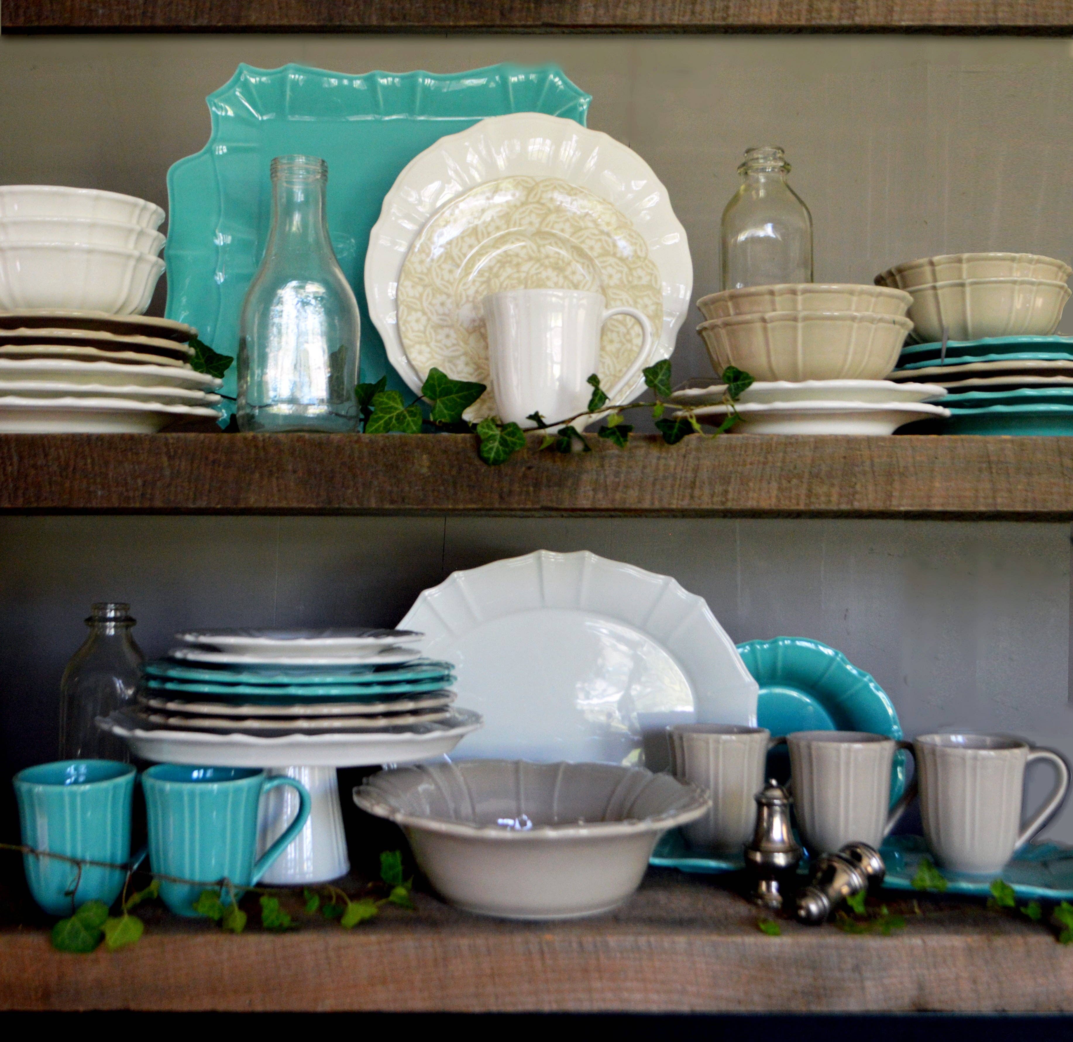 Euro Ceramica Home | ClayBarn - Wholesale Dinner Plate - Chloe Floral Accent Dessert Plates - Crafted in Portugal2