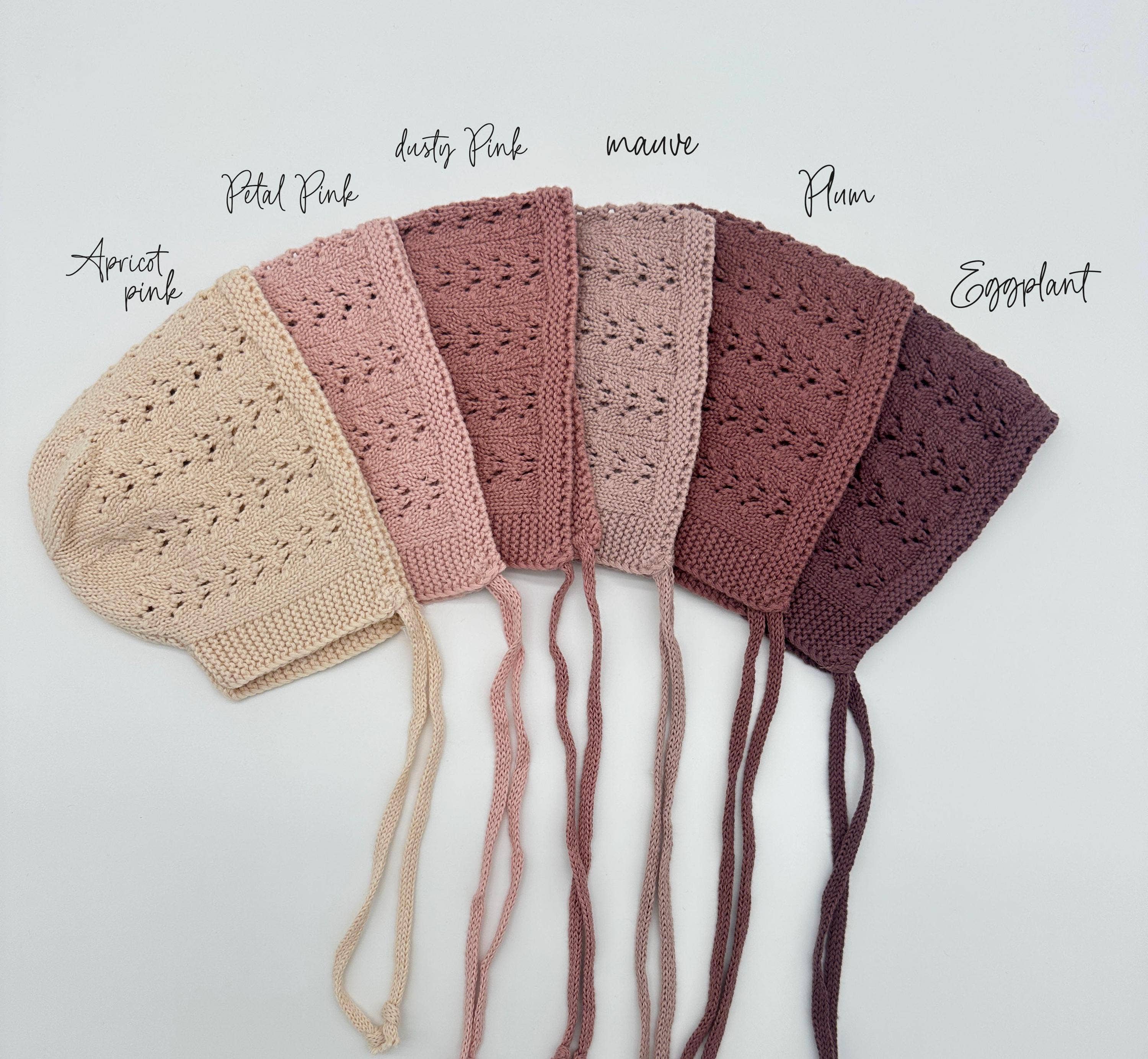 OLIVE & CRADLE - Wholesale Bonnet - Baby - Jamie Knit Bonnet4