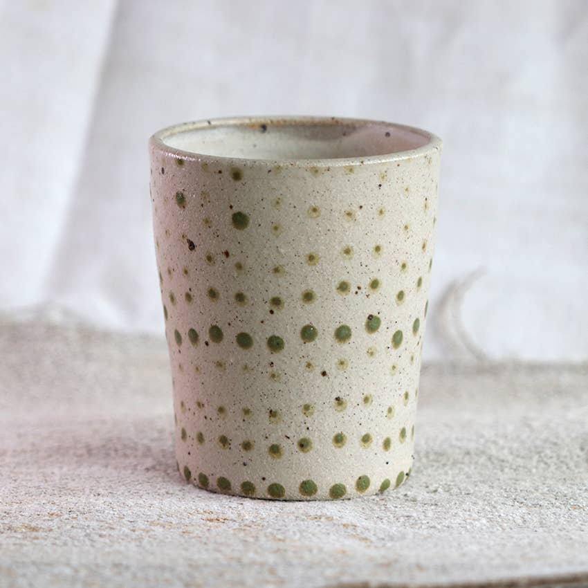 Polli Pots – Engroshandel Drikkeglas/kop – Grønne og hvide tumblere1