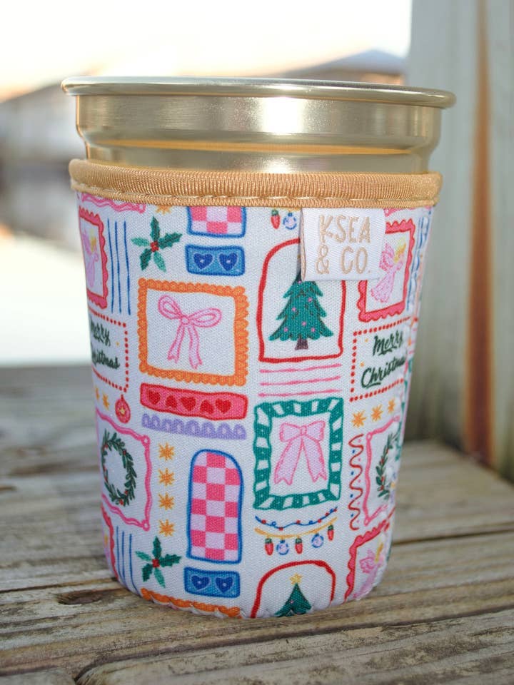 Manicotto per bevande al caffè freddo Peppermint Patch per la vendita all'ingrosso da parte di Ksea & Co