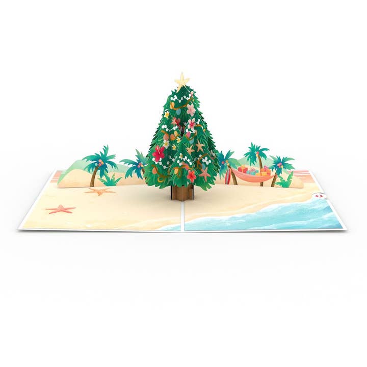 Lovepop Cards - Wholesale Christmas Card - Warm Wishes Christmas Tree 5''x7'' Card, Christmas Cards