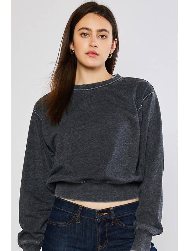 Vanilla Monkey - Wholesale Sweatshirt - Women's - Basic Burnout Fleece Sweatshirt4