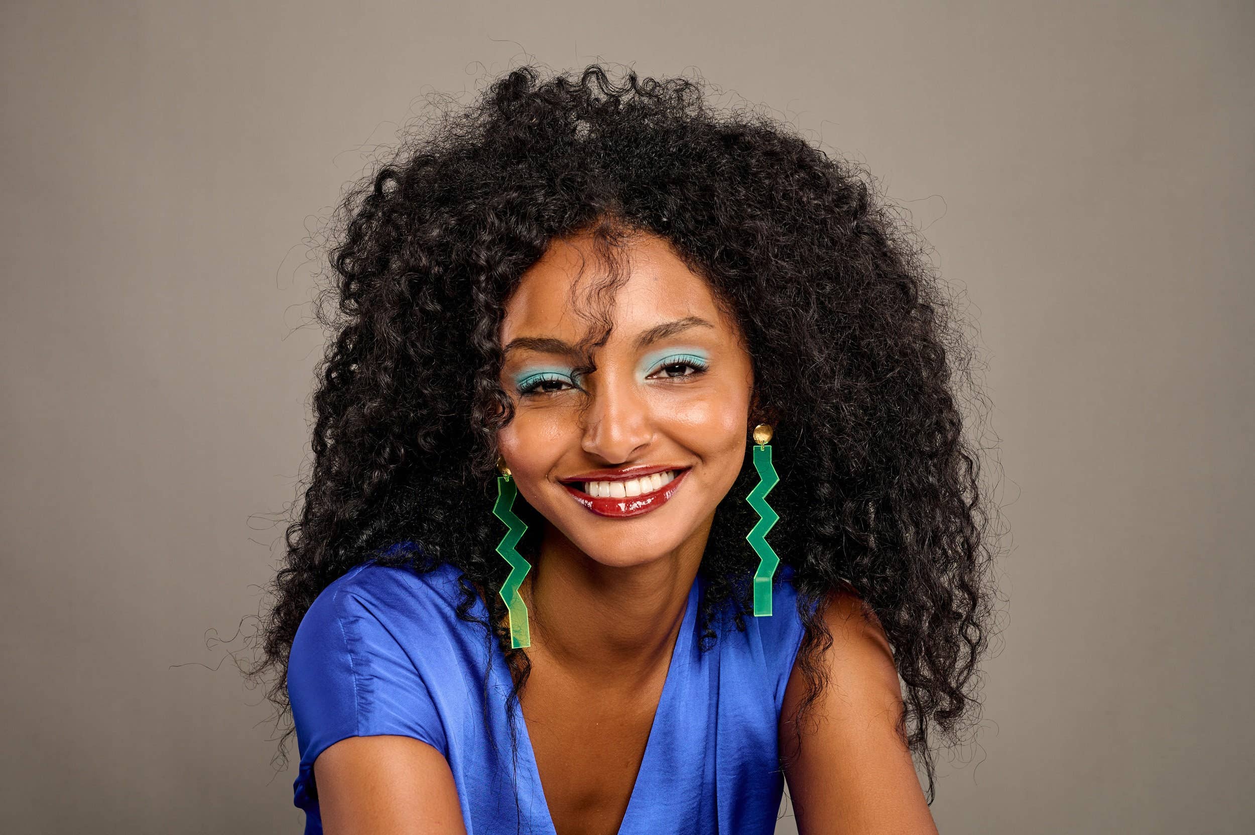 Laka Luka - Wholesale Dangle Earrings - Neon Yellow Fluo Acrylic Oversized Statement Earrings1