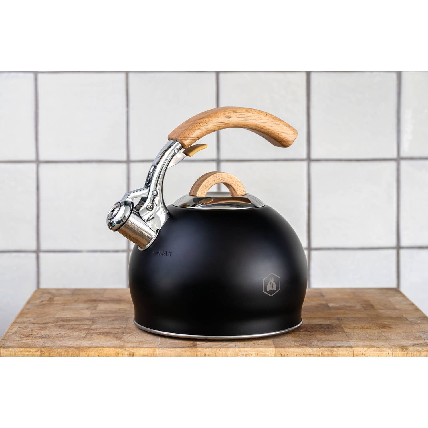 Laguiole - Vendita all'ingrosso Elettrodomestici da cucina - LAGUIOLE, Bollitore Fischiante Nero, 3 L