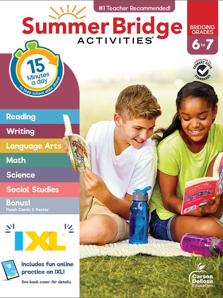 Summer Bridge Activities, Grades 6 - 7 for wholesale by Carson Dellosa Education
