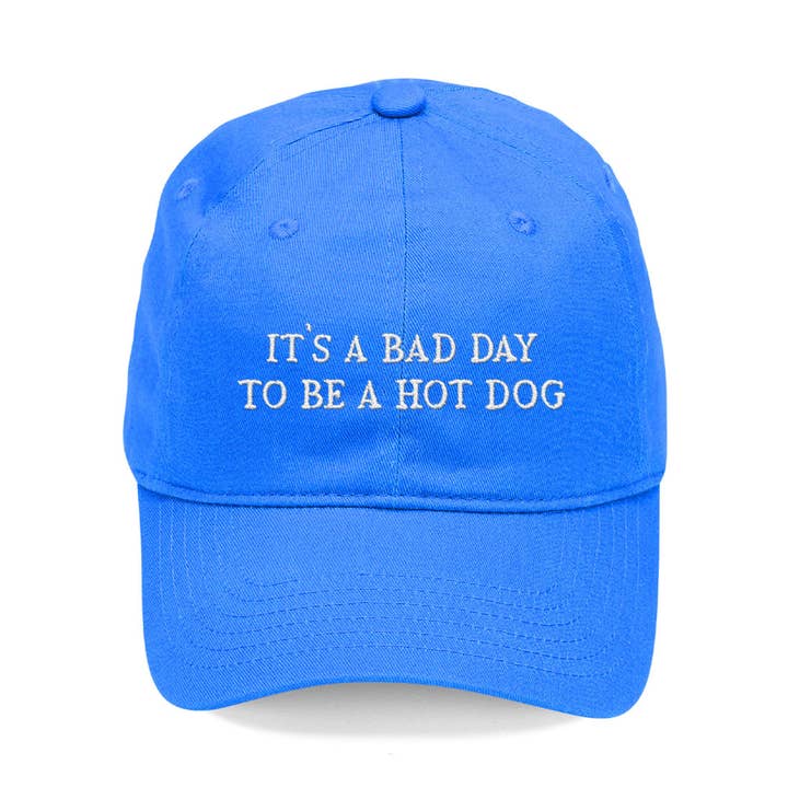 It's a Bad Day to be a Hot Dog Cap for wholesale by Viv&Lou