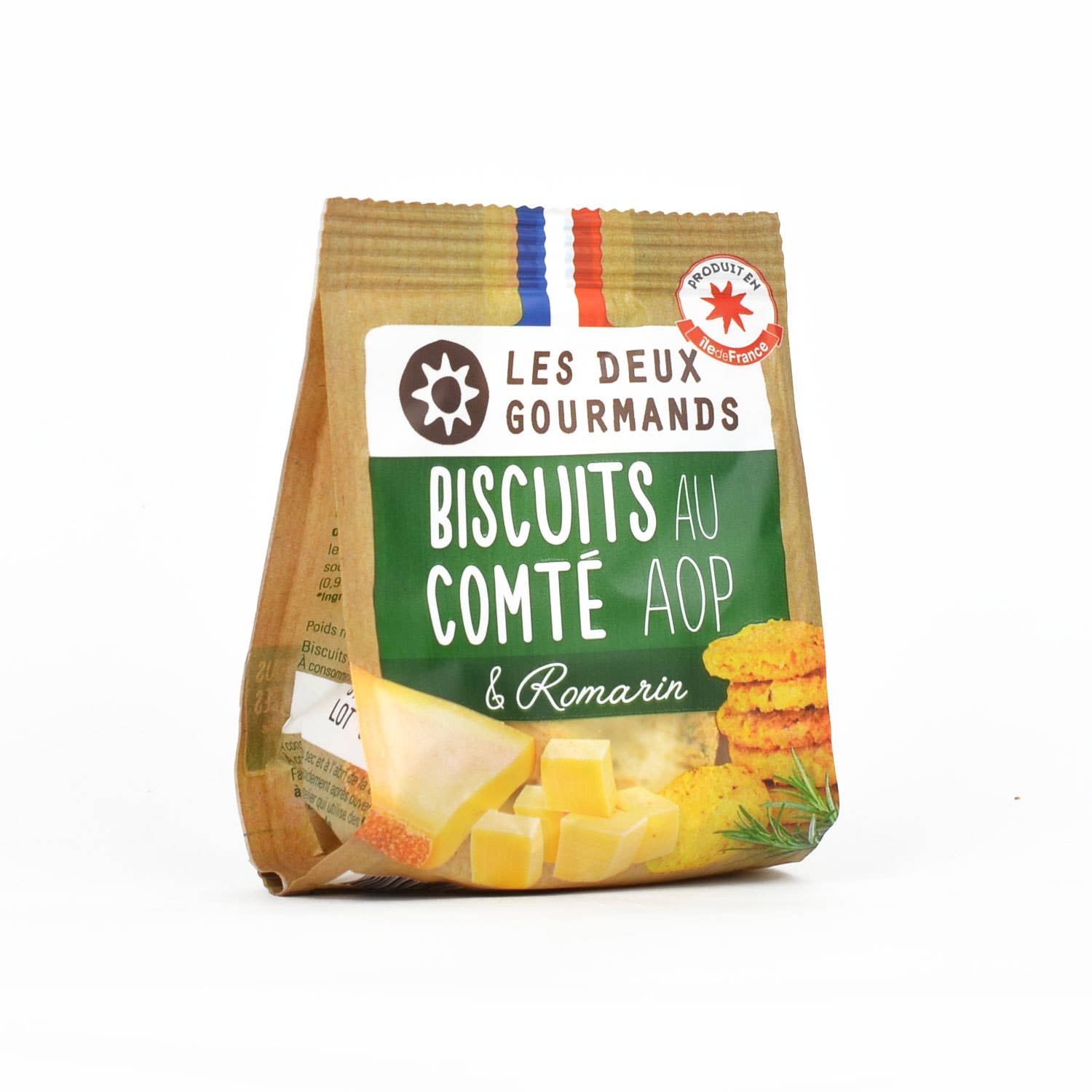 LES DEUX GOURMANDS - Wholesale Crackers - Comte AOP cookies — 35g bag2