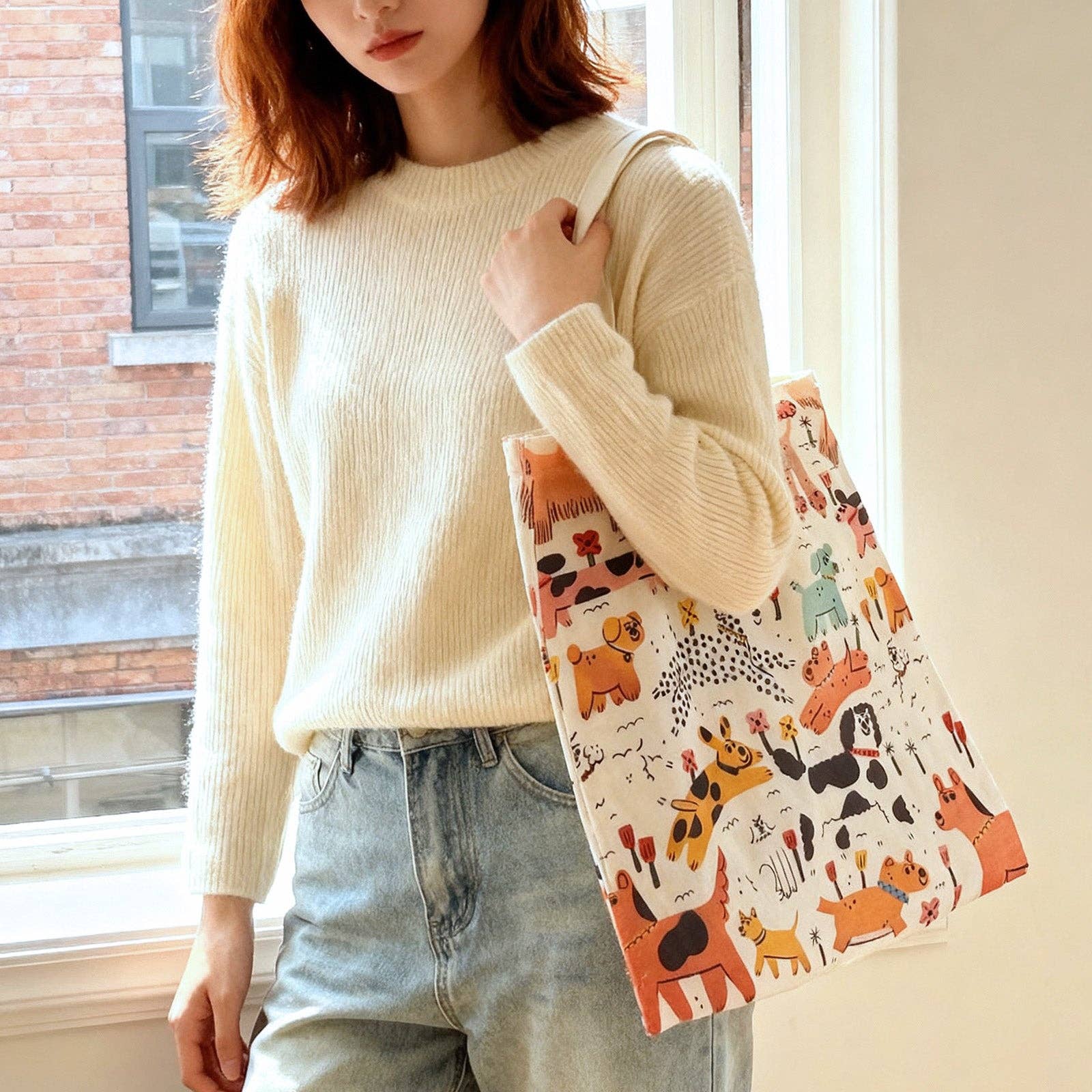 Wrapables.com - Wholesale Tote Bag - Women's - Wrapables Zippered Canvas Reusable Tote Bag14