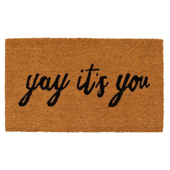 Yay It's You Doormat for wholesale by Calloway Mills
