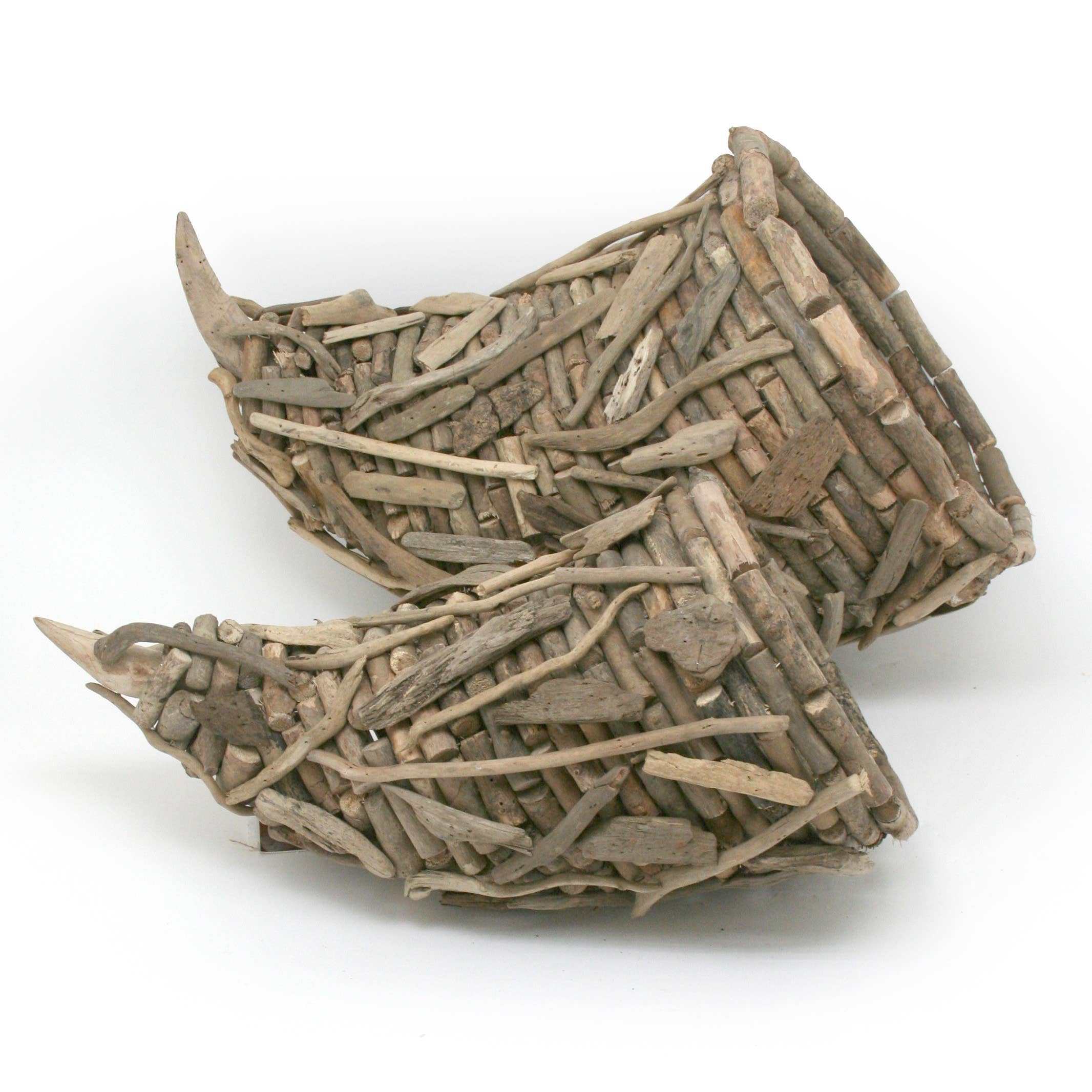 Housewares & Tabletops by Contrast Inc. - Wholesale Decorative Tabletop Object - Driftwood Cornucopia Set of 21