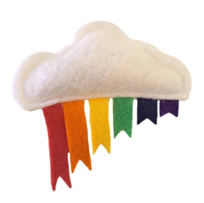 LES MATOULONNAIS - Venta al por mayor Juguete - Gatos - Nube arcoíris de fieltro «LES MATOULONNAIS»1