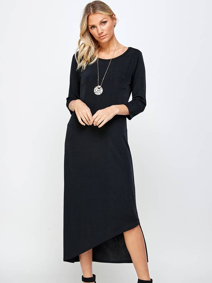 BNS Asymmetrical Hem Dress-774BN-QRS1 for wholesale by Jostar