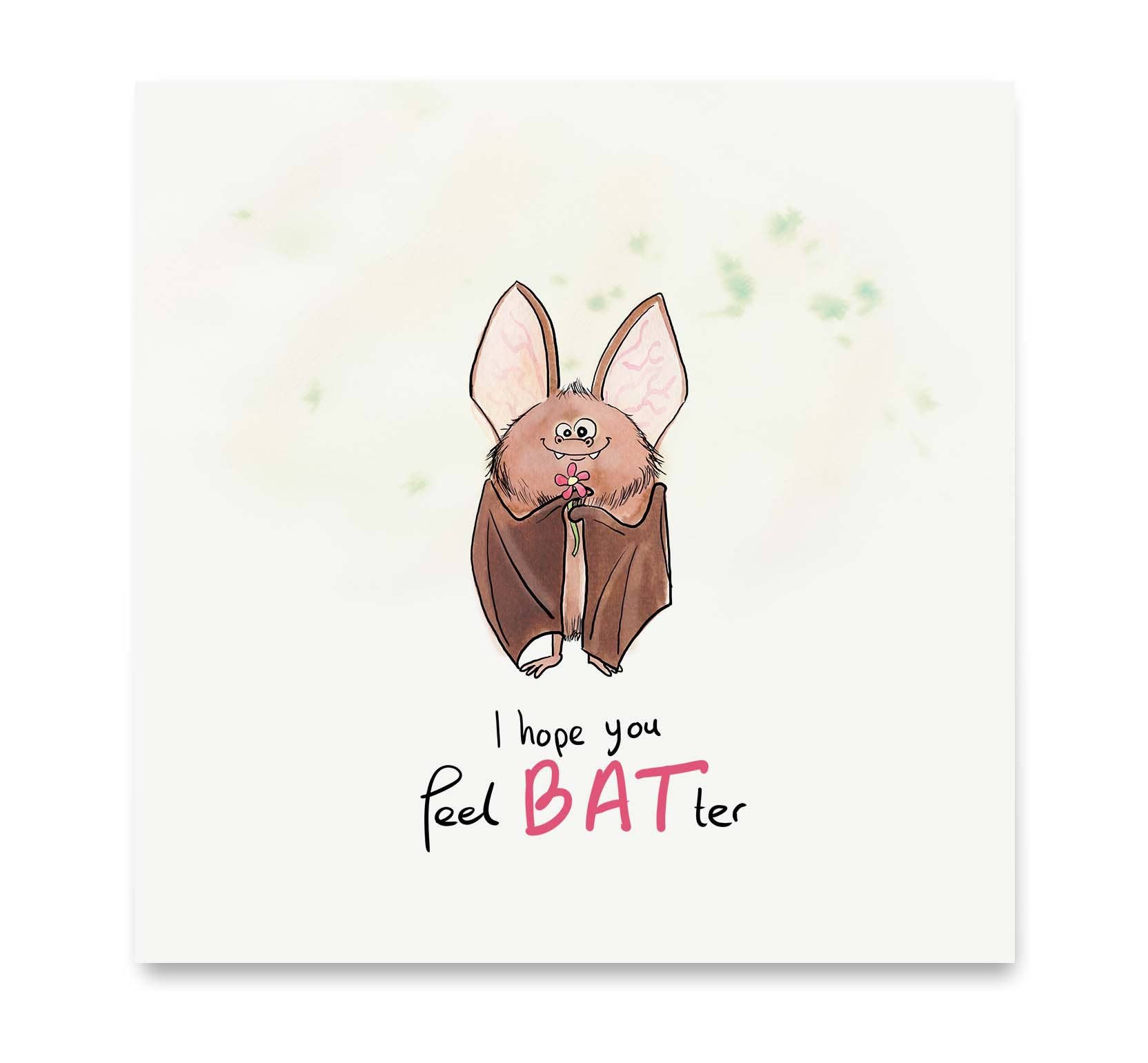 Mags – wholesale Get well card – M0073 - Hope you feel batter0