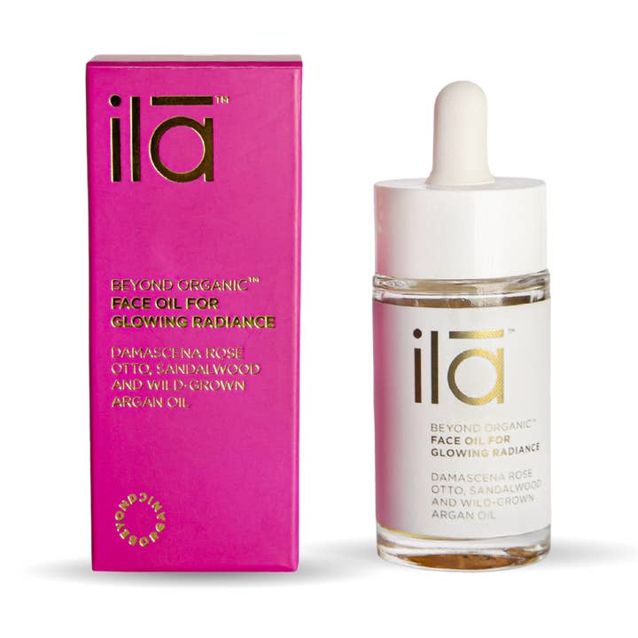 Face Oil For Glowing Radiance for wholesale by ILA WELLNESS