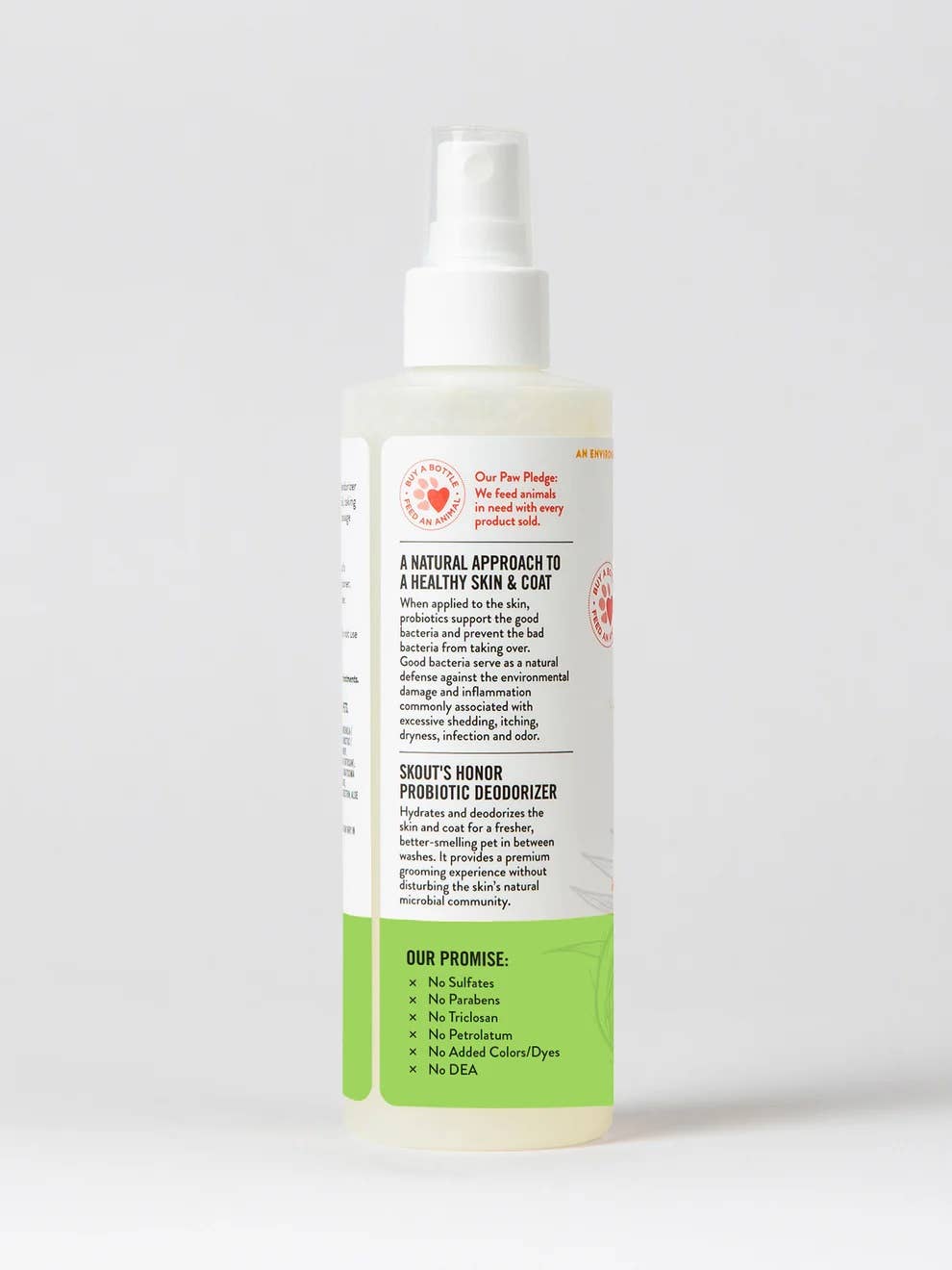 Pet Palette Distribution - Wholesale Pet Deodorizing Spray - Skout's Honor Probiotic Deodorizer Sunkissed Coconut 8oz2