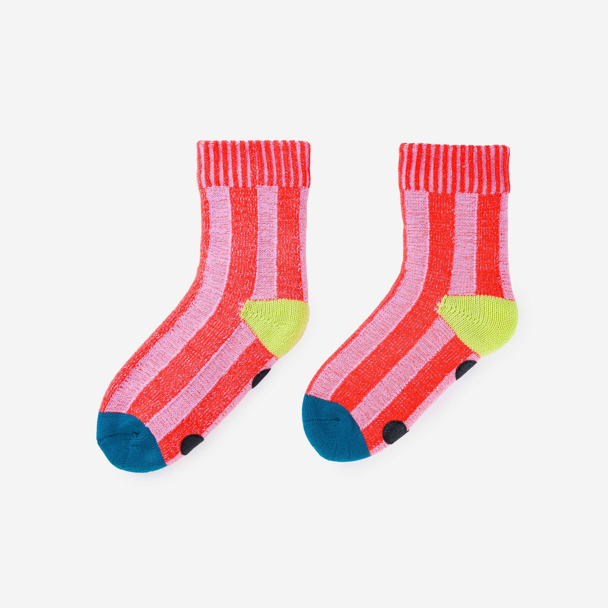 VERLOOP | knits - Wholesale Sock Slippers - Unisex - Big Stripe House Socks