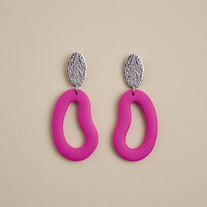 LYHO - Wholesale Hangende/ronde oorbellen - Maria | Handgemaakte kleien oorbellen | LYHO3