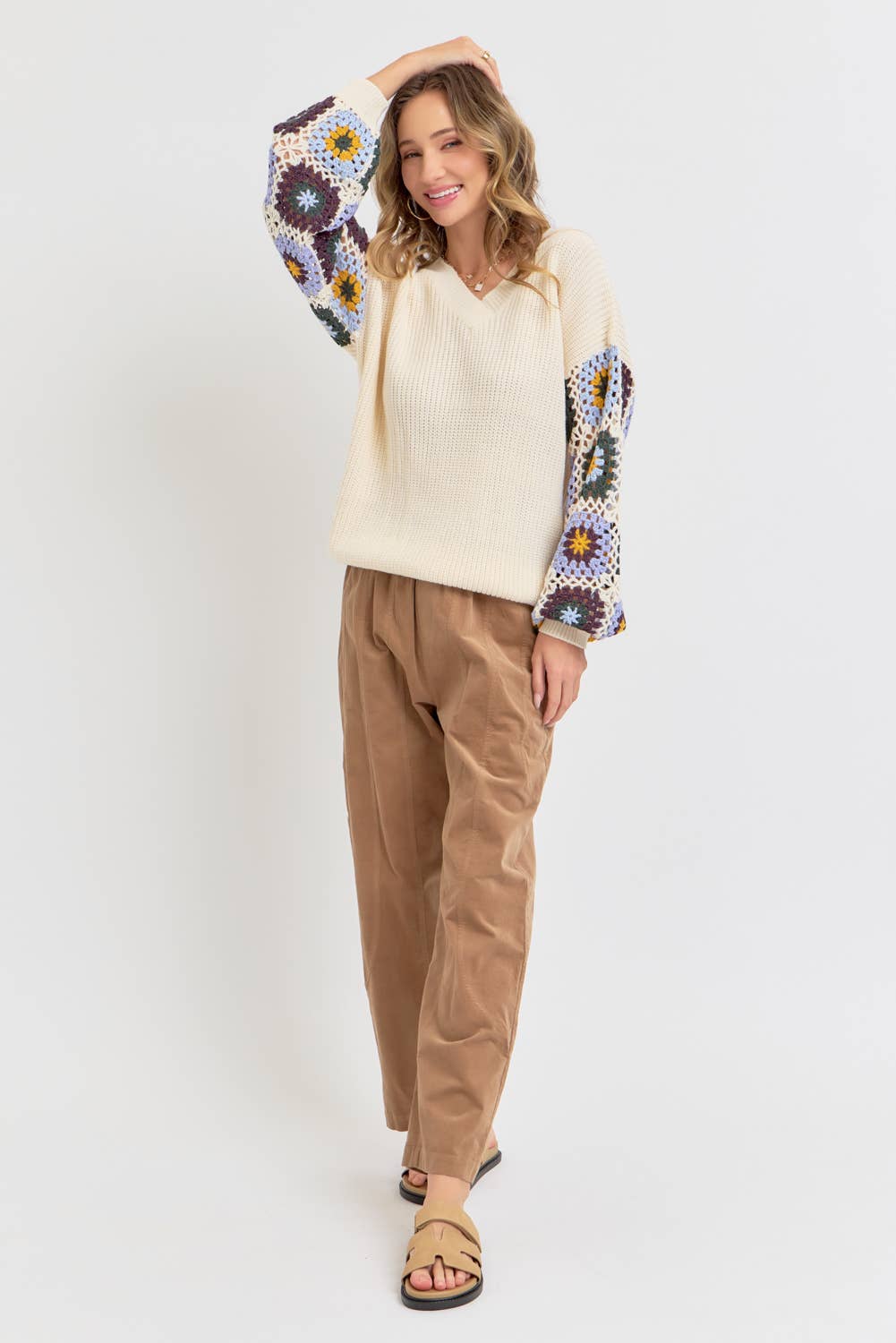 Sweet Lovely by Jen - Wholesale Pants - Women's - EASY CASUAL EVERYDAY PULL-ON RELAXED  CORDUROY PANTS 45