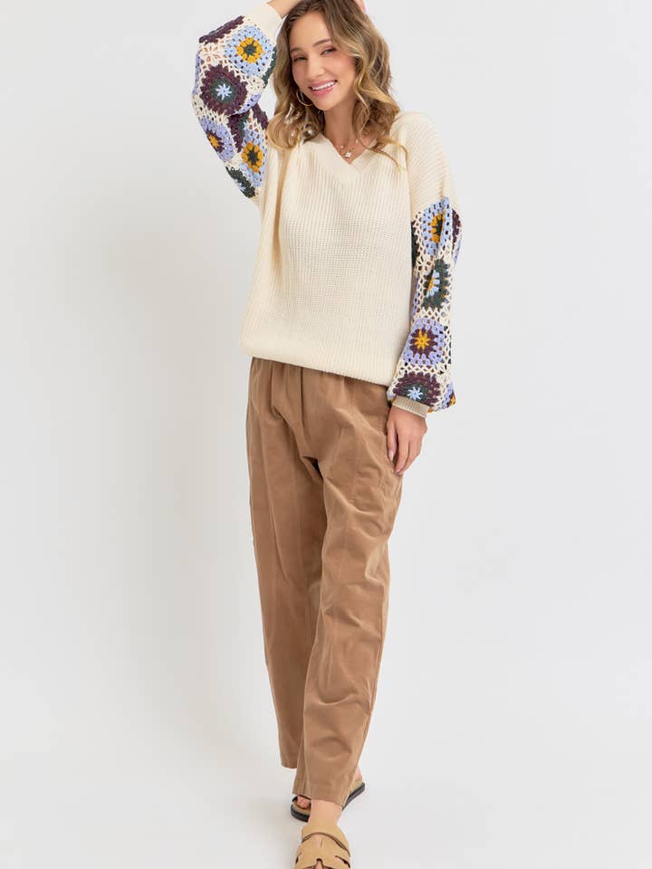 Sweet Lovely by Jen - Wholesale Pants - Women's - EASY CASUAL EVERYDAY PULL-ON RELAXED CORDUROY PANTS 45