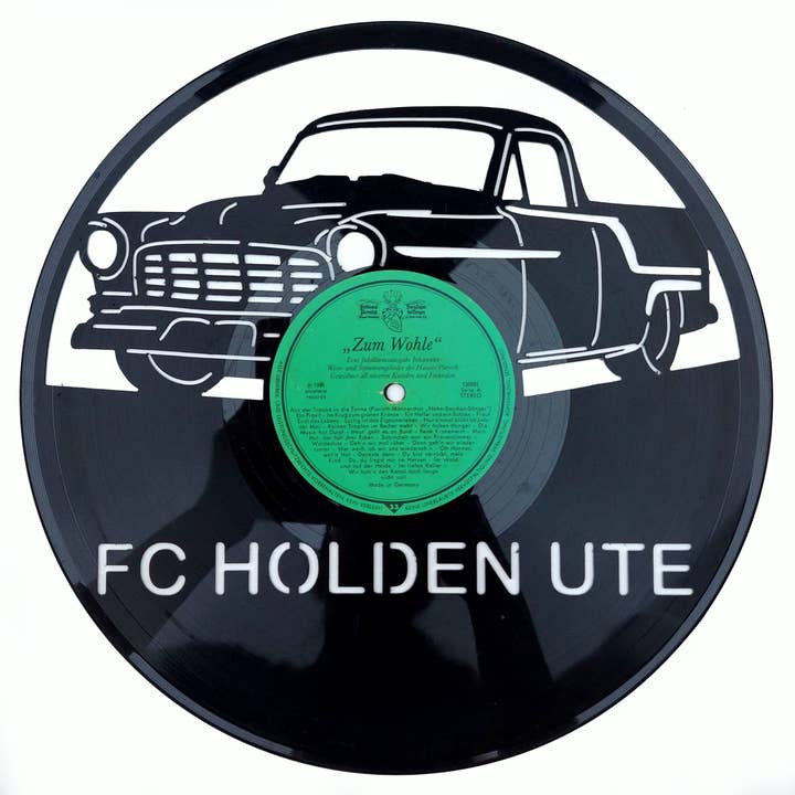 Vinyl Record Art - Holden FC Ute for wholesale by Broken Record