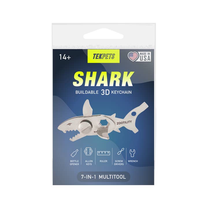 Zootility - Wholesale Handy Tool - Shark Multi-Tool - Metal TekPet1