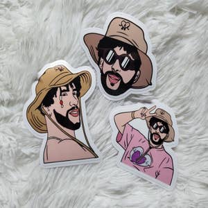 Bad Bunny Sticker Pack – GirlsPrintingHouse