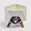 Ceramic Incense Burner Interior Blue - Octogo Blue Model for wholesale by Anoq