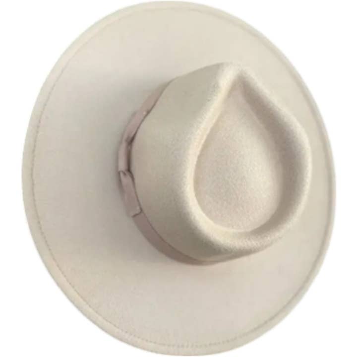 Portia Hat - Wholesale Fedora - Women's - Vegan Felt Rancher Hat with Grosgrain Bow3