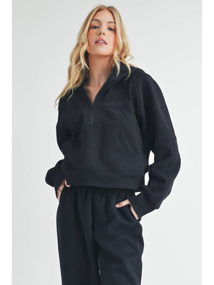 AEMI + CO - Wholesale Hoodie - Women's - 946CK Drea Half-Zip Hoodie 6