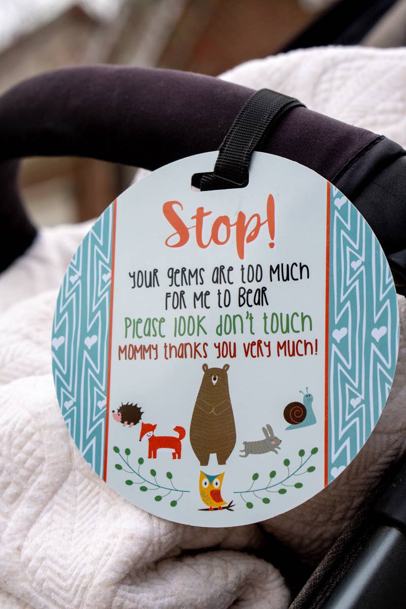 Three Little Tots – wholesale Car seat cover – Kids & baby – Woodlands No Touching Baby Car Seat and StrollerTag8