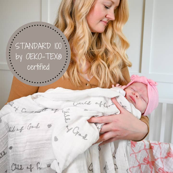 LollyBanks - Wholesale Swaddle - Baby - Child of God Baby Blanket