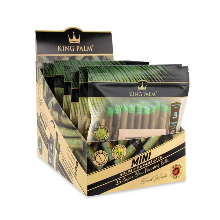 Cannatron - Wholesale Retailer Display - Paper & Novelty - King Palm Cones - Mini - 25pk - 8ct