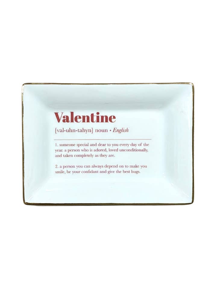 Alla hjärtans dag kärleksmeddelande bricka för wholesale av The French Bee & Co